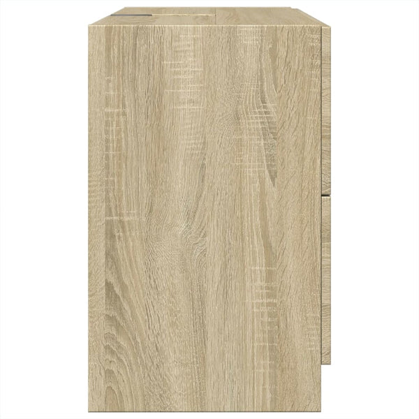 Waschbeckenunterschrank Sonoma Eiche 78x37x59 cm