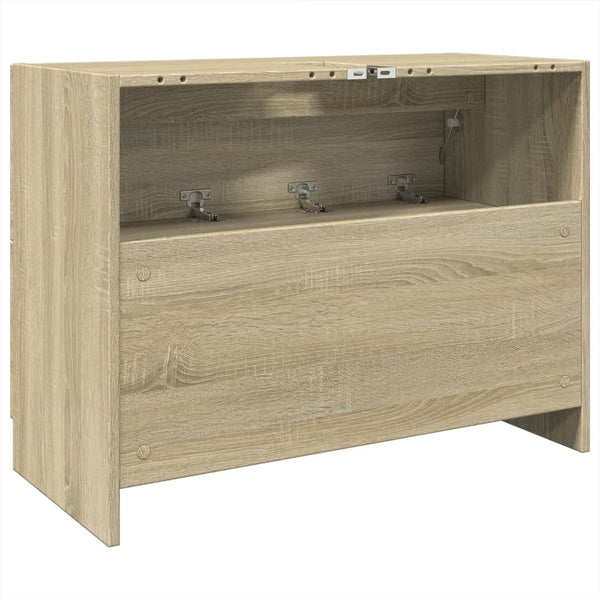 Waschbeckenunterschrank Sonoma Eiche 78x37x59 cm
