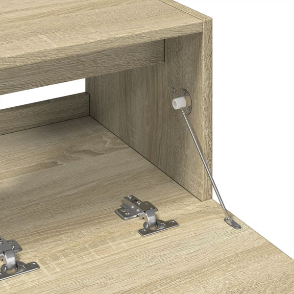 Waschbeckenunterschrank Sonoma Eiche 78x37x59 cm