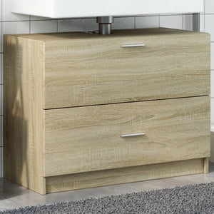 Waschbeckenunterschrank Sonoma Eiche 78x37x59 cm