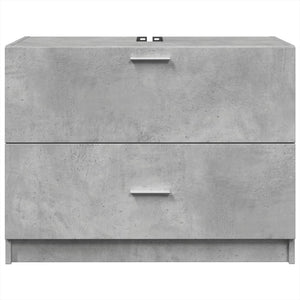Betongrauer Waschbeckenunterschrank 78 cm
