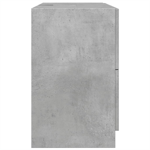 Betongrauer Waschbeckenunterschrank 78 cm