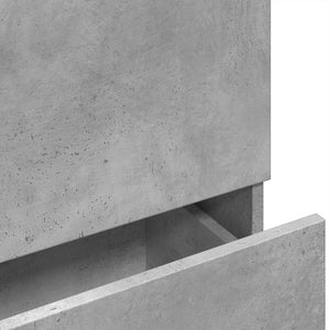 Betongrauer Waschbeckenunterschrank 78 cm