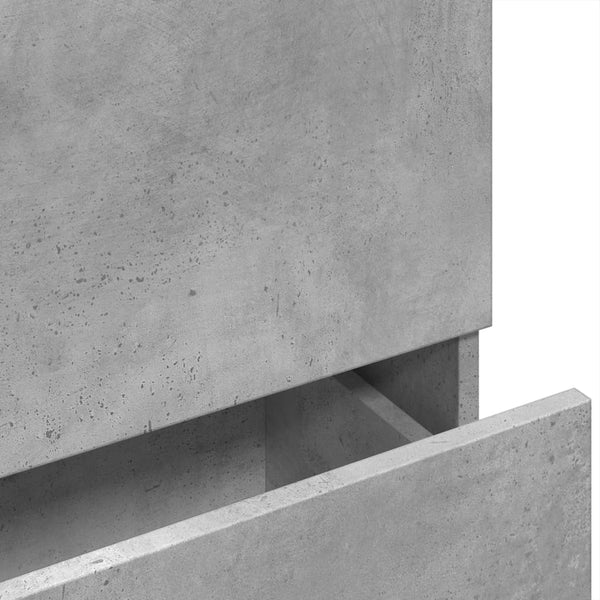 Betongrauer Waschbeckenunterschrank 78 cm