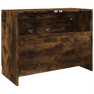 Waschbeckenunterschrank Räuchereiche 78x37x59 cm