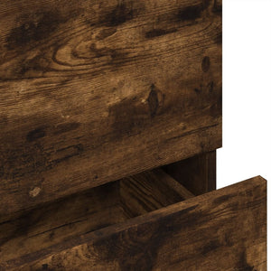 Waschbeckenunterschrank Räuchereiche 78x37x59 cm