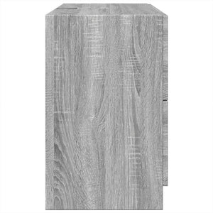 Waschbeckenunterschrank Grau Sonoma 78x37x59 cm