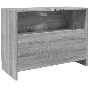 Waschbeckenunterschrank Grau Sonoma 78x37x59 cm