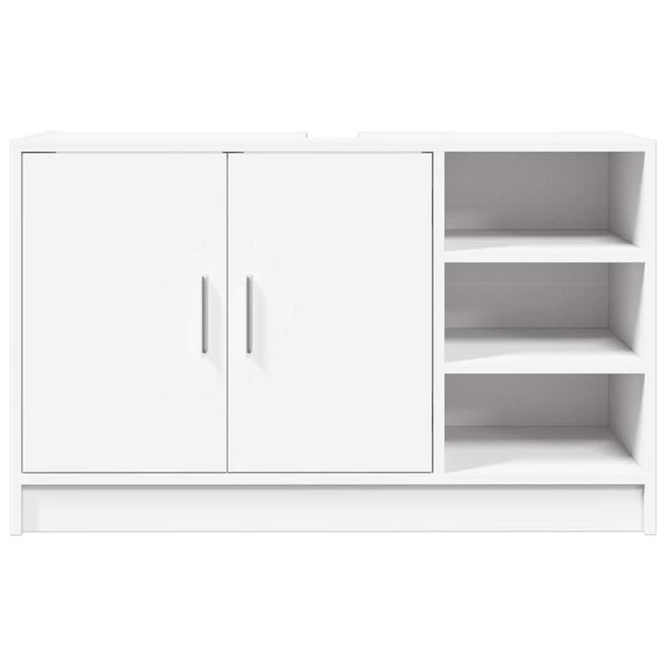 Waschbeckenunterschrank Weiß 90 cm