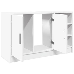 Waschbeckenunterschrank Weiß 90 cm