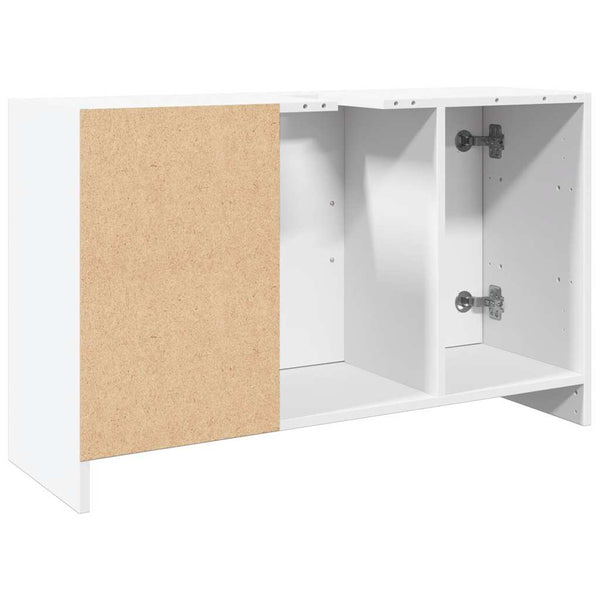 Waschbeckenunterschrank Weiß 90 cm