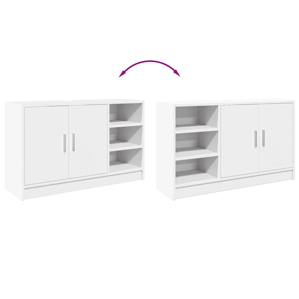 Waschbeckenunterschrank Weiß 90 cm