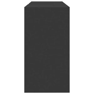 Schwarzer Waschbeckenunterschrank 90 cm