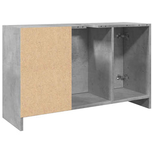 vidaXL Meuble sous lavabo gris béton 90x29x55 cm Bois d'ingénierie