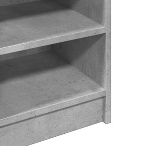 vidaXL Meuble sous lavabo gris béton 90x29x55 cm Bois d'ingénierie