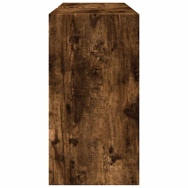 Waschbeckenunterschrank Räuchereiche 90 cm