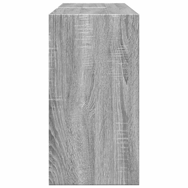 Waschbeckenunterschrank Grau Sonoma 90 cm