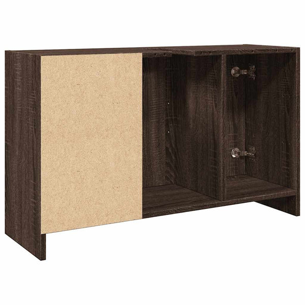 Waschbeckenunterschrank Braun Eiche 90 cm