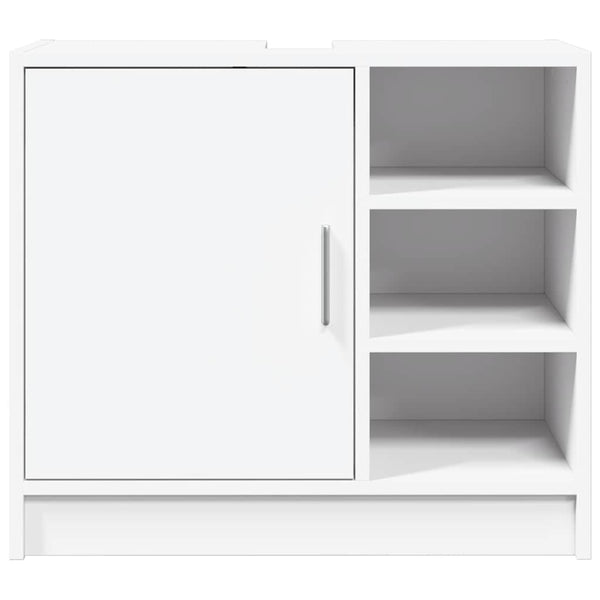 Waschbeckenunterschrank Weiß 63 cm