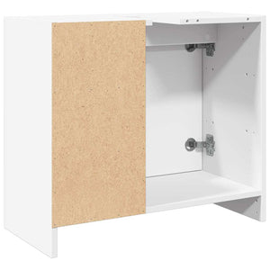 Waschbeckenunterschrank Weiß 63 cm