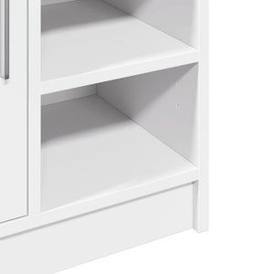 Waschbeckenunterschrank Weiß 63 cm