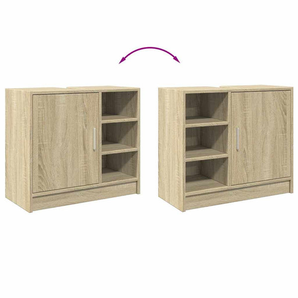 Waschbeckenunterschrank Sonoma-Eiche 63cm