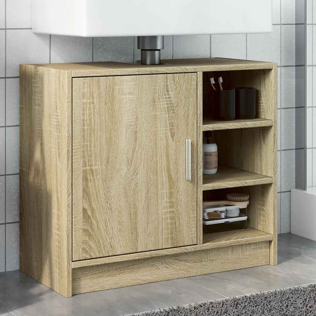 Waschbeckenunterschrank Sonoma-Eiche 63cm