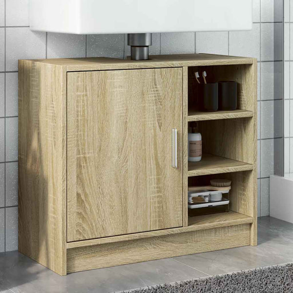 Waschbeckenunterschrank Sonoma-Eiche 63cm