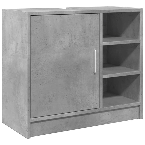 Waschbeckenunterschrank Betongrau 63x29x55 cm