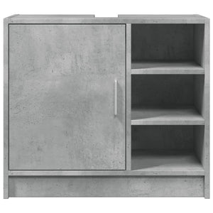 Waschbeckenunterschrank Betongrau 63x29x55 cm