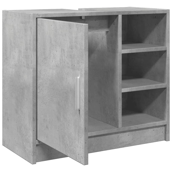 Waschbeckenunterschrank Betongrau 63x29x55 cm