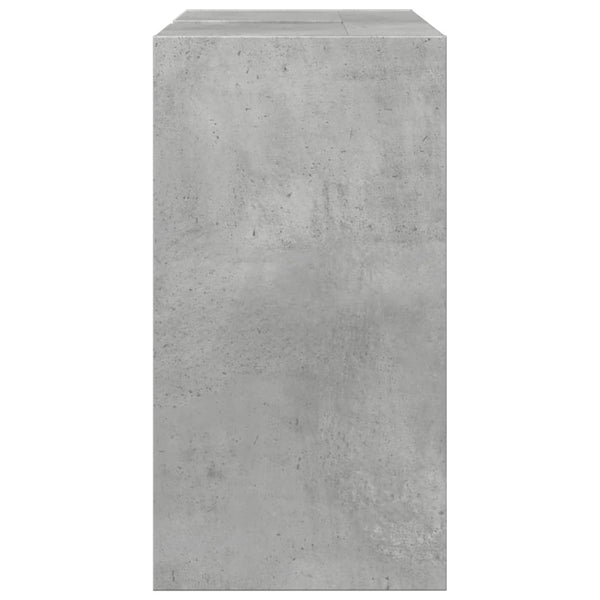 Waschbeckenunterschrank Betongrau 63x29x55 cm