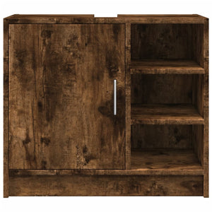 Waschbeckenschrank Räuchereiche 63 cm