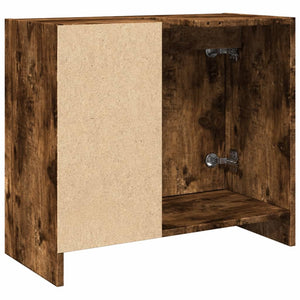 Waschbeckenschrank Räuchereiche 63 cm