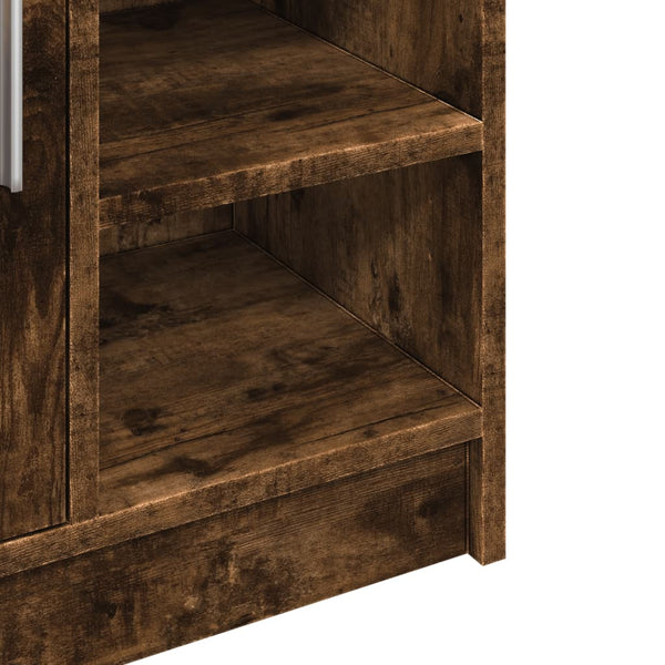 Waschbeckenschrank Räuchereiche 63 cm