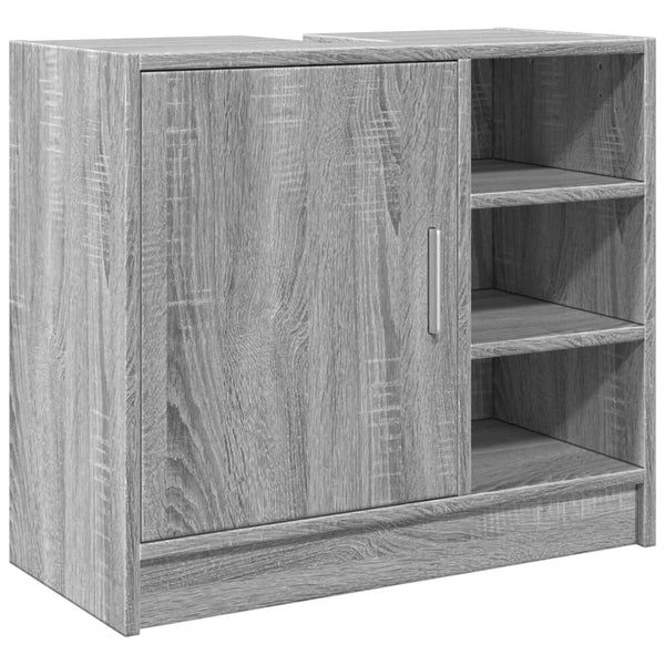 Waschbeckenunterschrank Grau Sonoma 63 cm