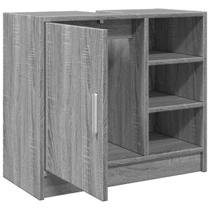 Waschbeckenunterschrank Grau Sonoma 63 cm