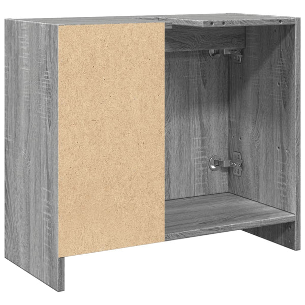 Waschbeckenunterschrank Grau Sonoma 63 cm