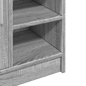 Waschbeckenunterschrank Grau Sonoma 63 cm
