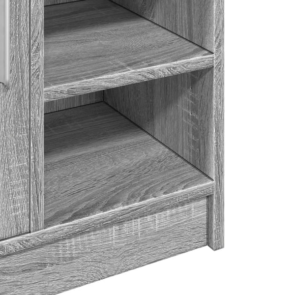 Waschbeckenunterschrank Grau Sonoma 63 cm