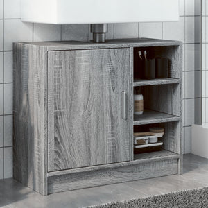 Waschbeckenunterschrank Grau Sonoma 63 cm