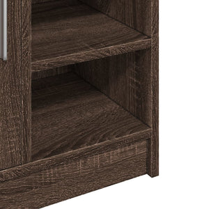 Waschbeckenschrank Braun Eichenoptik 63 cm