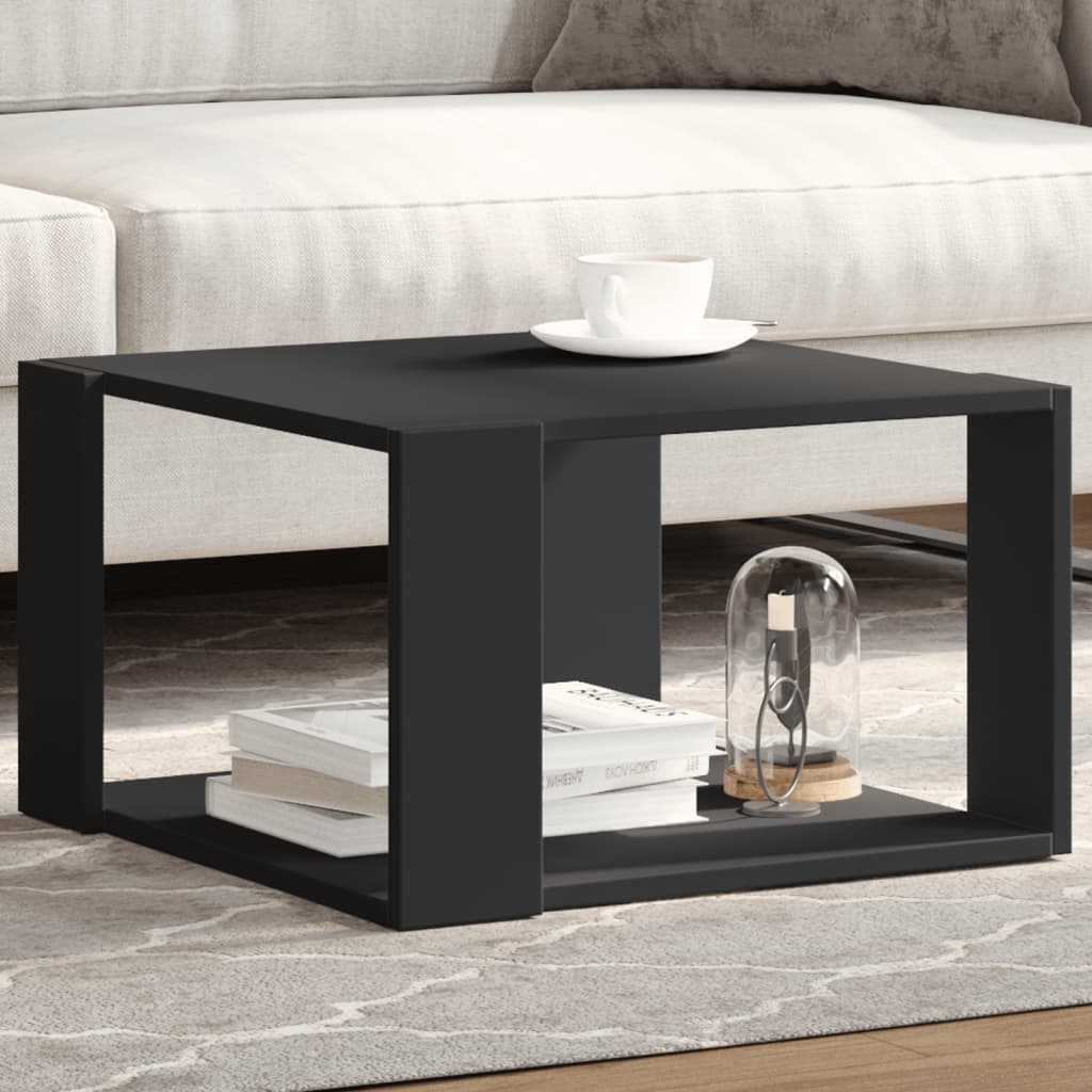 Schwarzer Couchtisch 51,5x51,5 cm