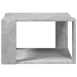 vidaXL Table basse gris béton 51,5x51,5x30 cm bois d'ingénierie