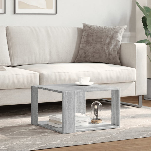 Grauer Couchtisch Sonoma-Eiche