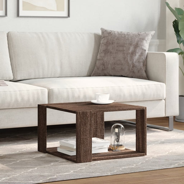 Couchtisch Braun Eichenoptik 51,5x51,5 cm