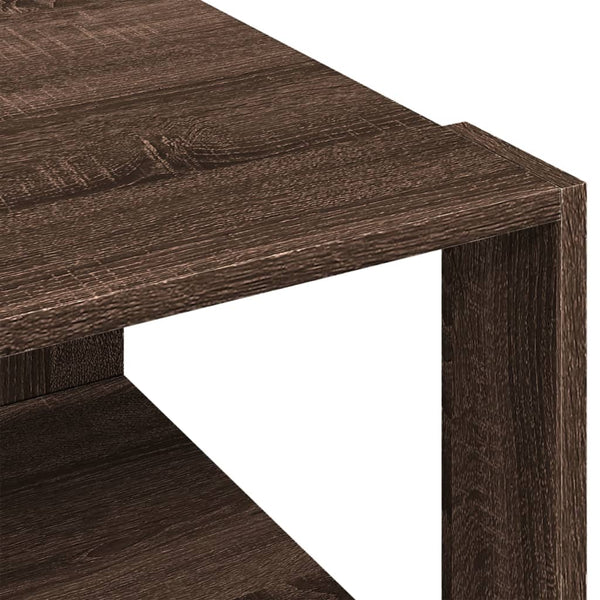 Couchtisch Braun Eichenoptik 51,5x51,5 cm