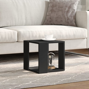 Schwarzer Couchtisch 32x32x30 cm