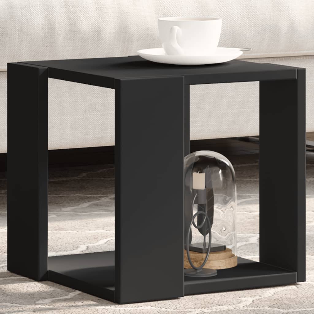 Schwarzer Couchtisch 32x32x30 cm