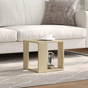vidaXL Table basse chêne Sonoma 32x32x30 cm bois d'ingénierie